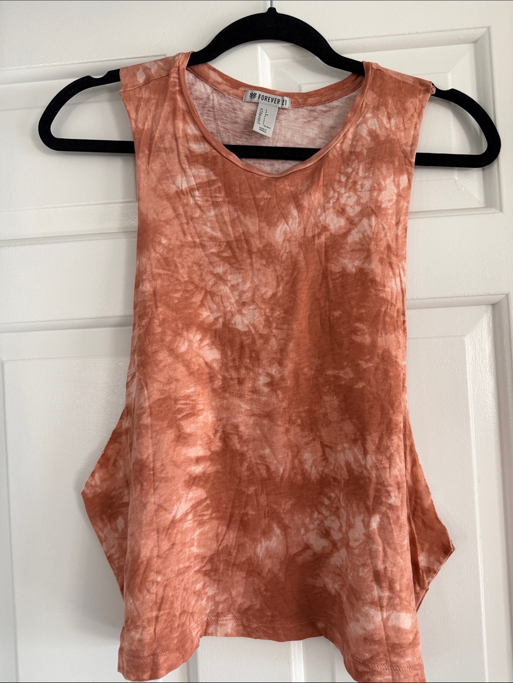 Forever 21 Rust Tie-Dye Muscle Tank